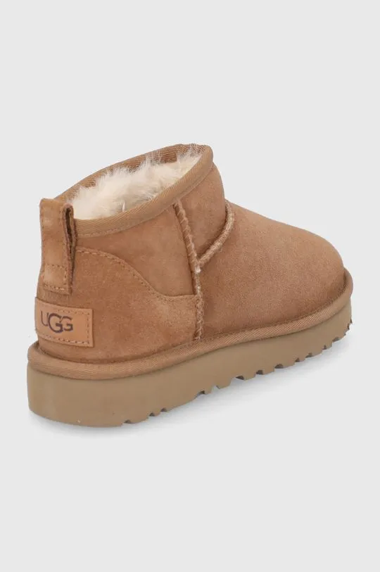 UGG suede snow boots brown color