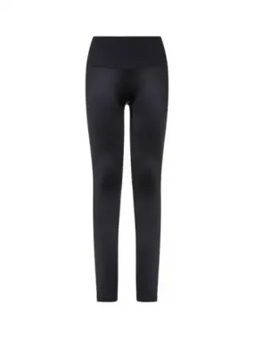 UNDERWEAR Overseas Station Season Big Chance 8 18 Women s Glossy Logo High Waist Leggings Black 270345