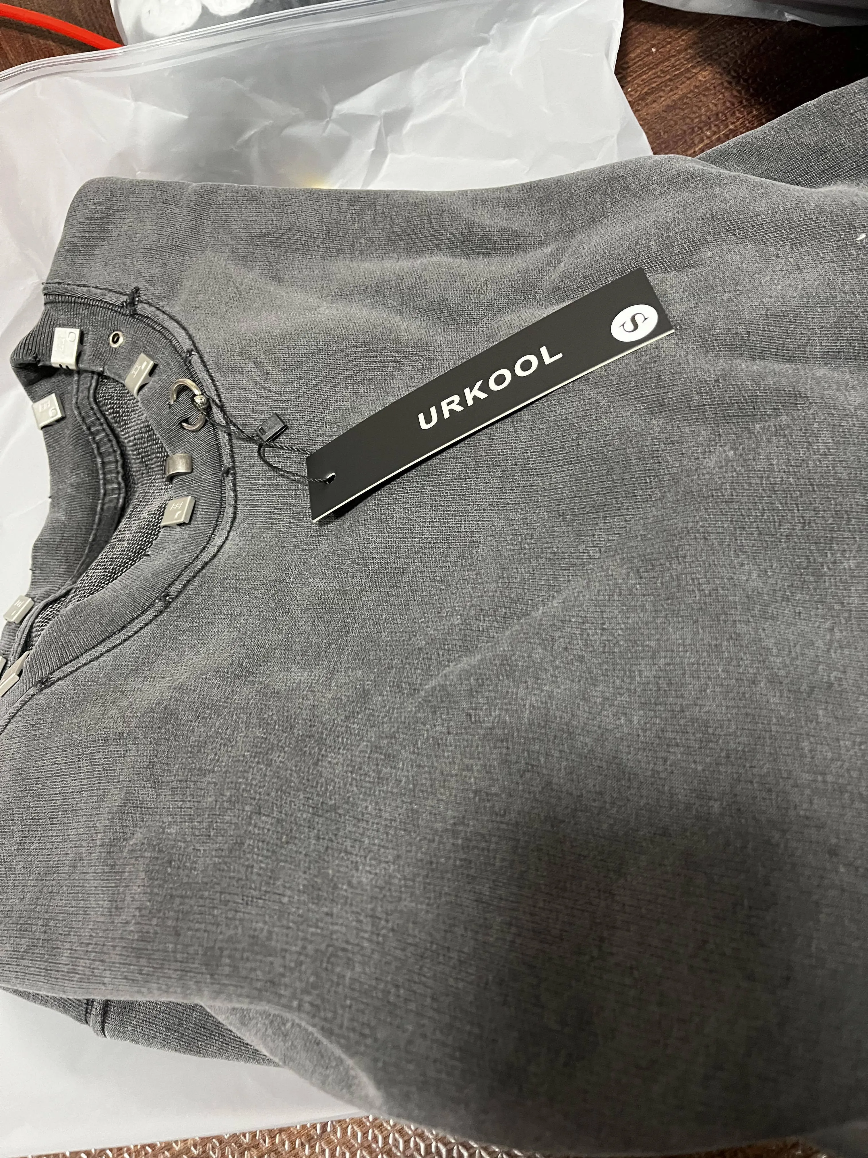 URKOOL  |Pullovers Unisex Blended Fabrics Street Style U-Neck