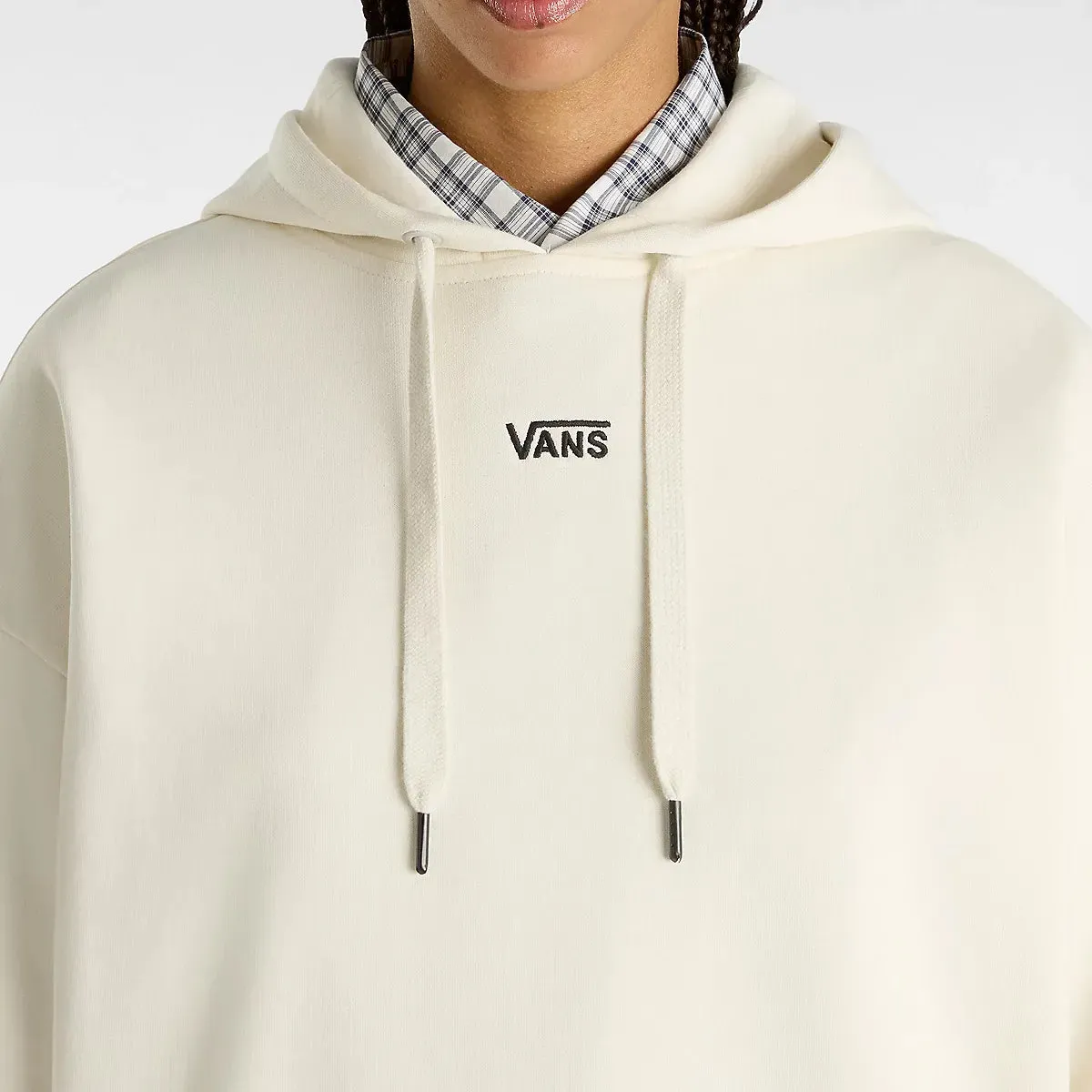 Vans Flying V Over Sized Long Sleeve Hoodie - Turtledove