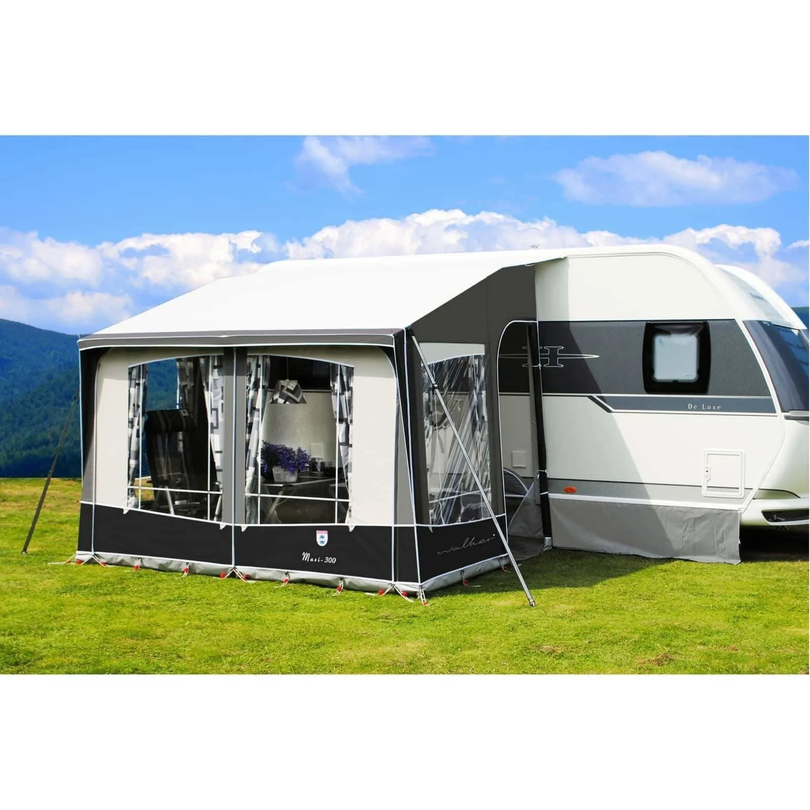 Walker Maxi 300 & 380 Caravan Porch Awning (2024) + Free Storm Straps