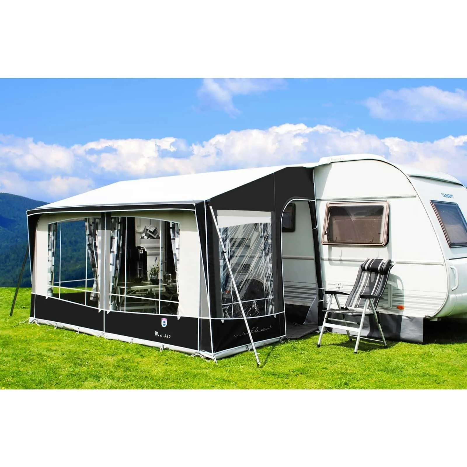 Walker Maxi 300 & 380 Caravan Porch Awning (2024) + Free Storm Straps