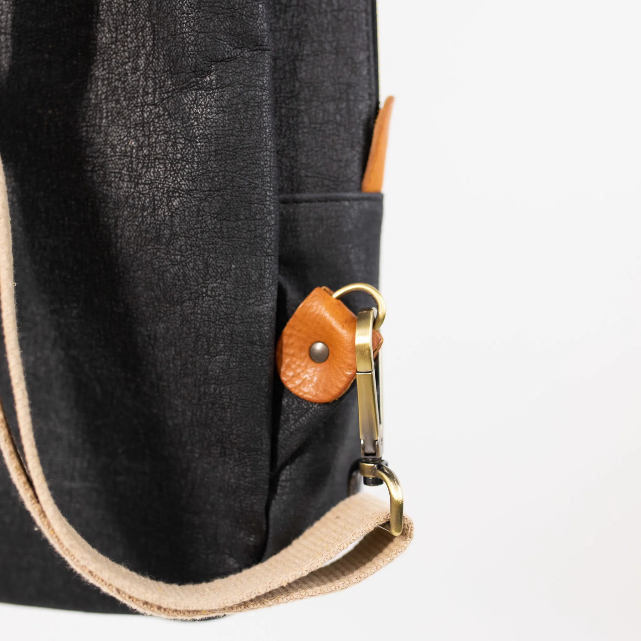 Washable Paper Memmo Backpack in Black