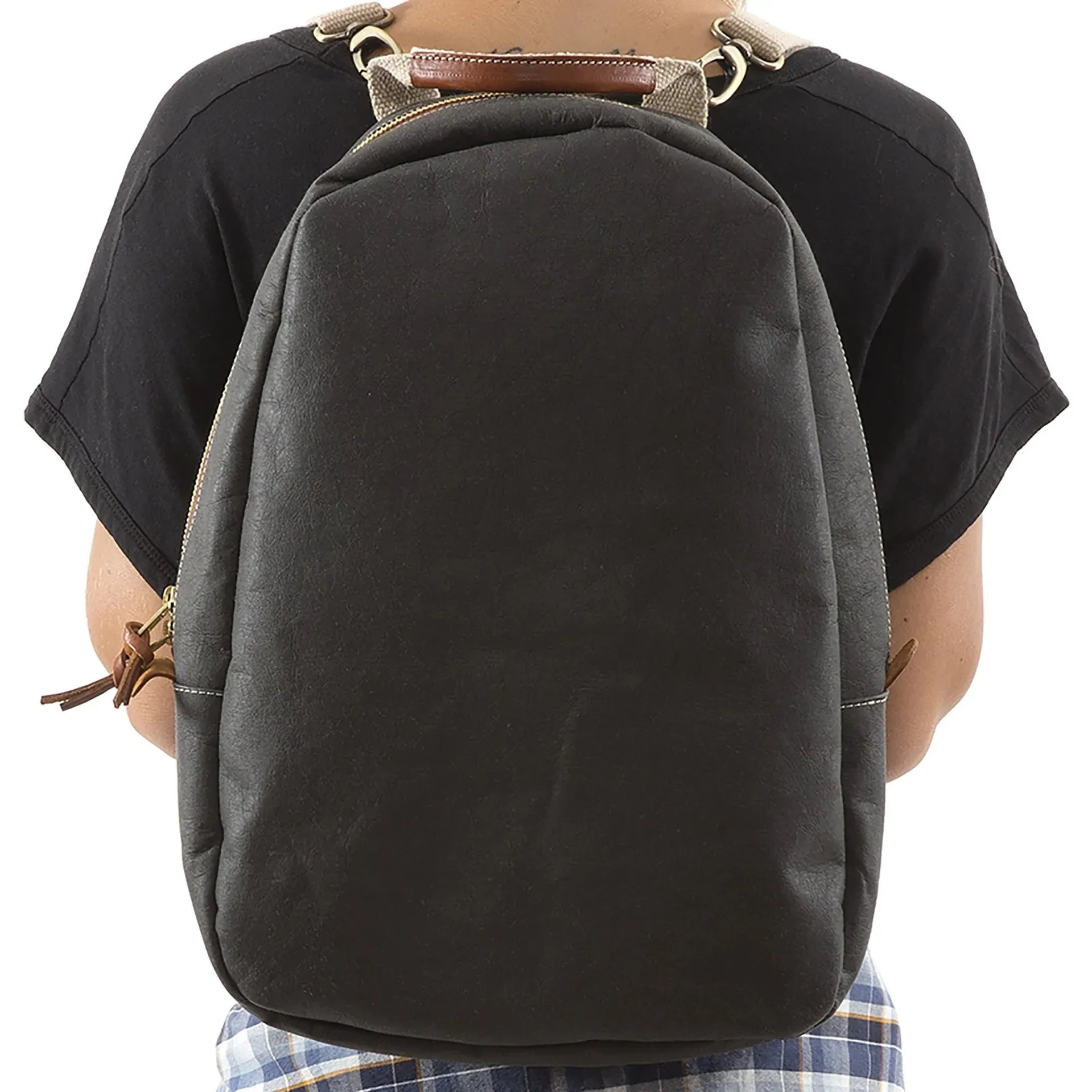 Washable Paper Memmo Backpack in Black