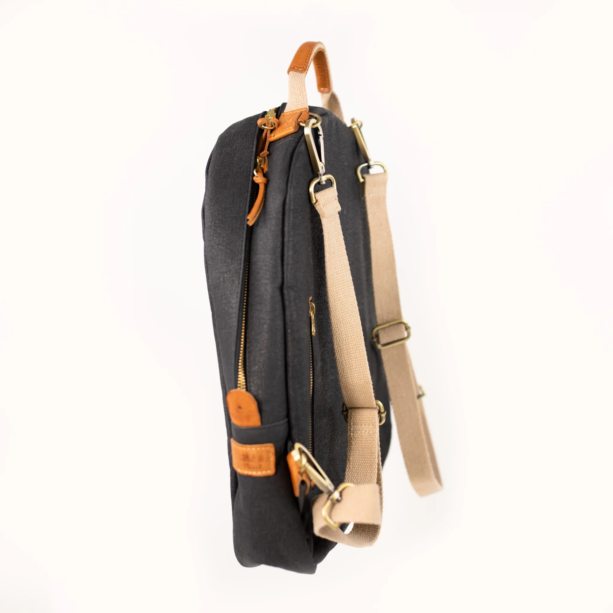 Washable Paper Memmo Backpack in Black