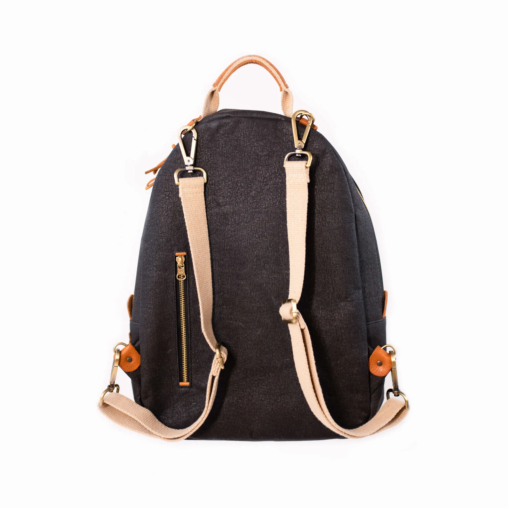 Washable Paper Memmo Backpack in Black