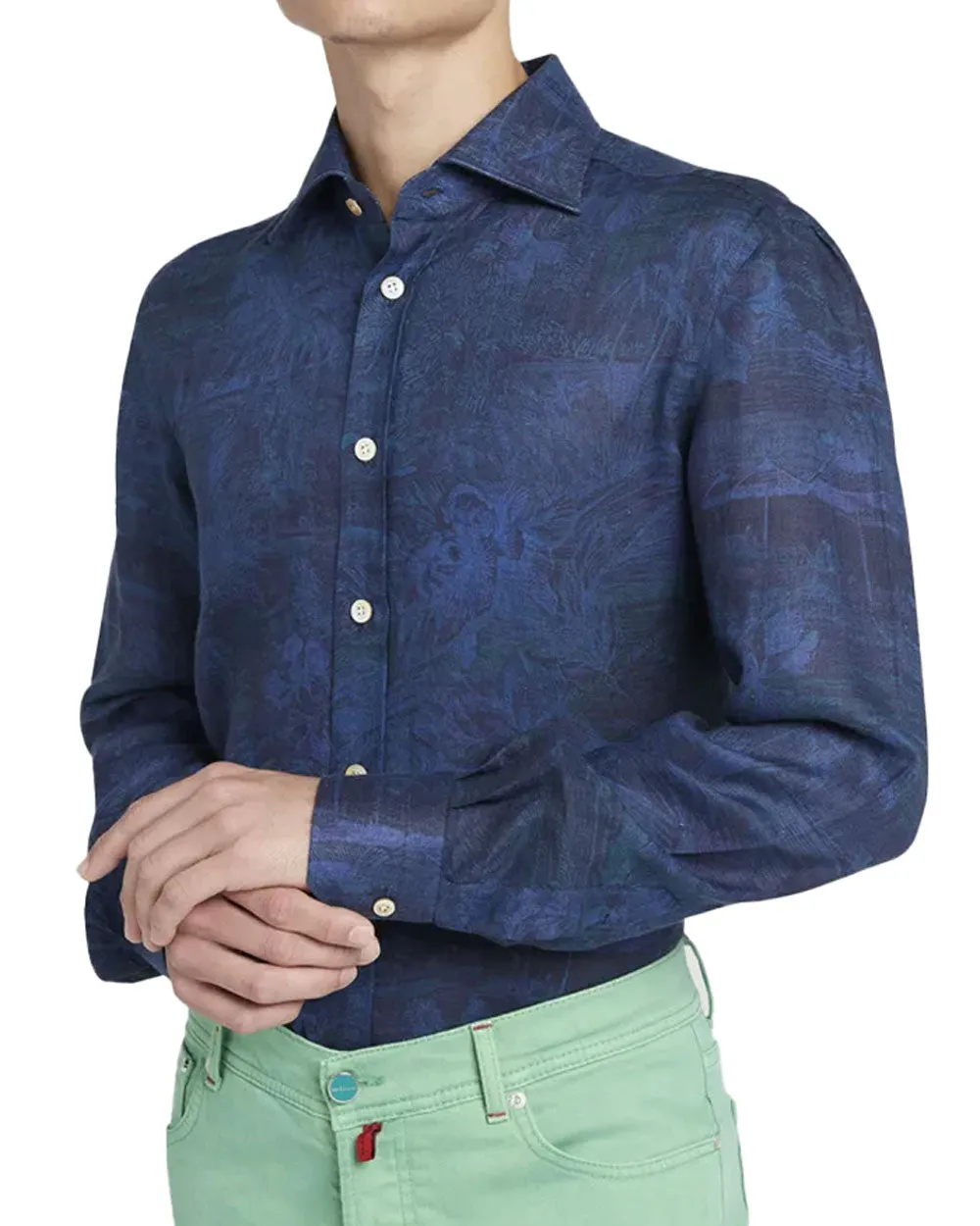 Watercolor Linen Sportshirt