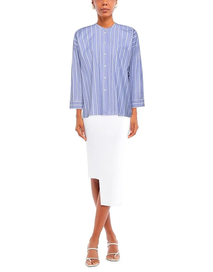 Weekend Max Mara  |Stripes Long Sleeves Shirts & Blouses