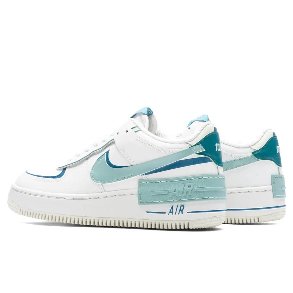 Women's AF1 Shadow - Summit White/Mineral/Industrial Blue