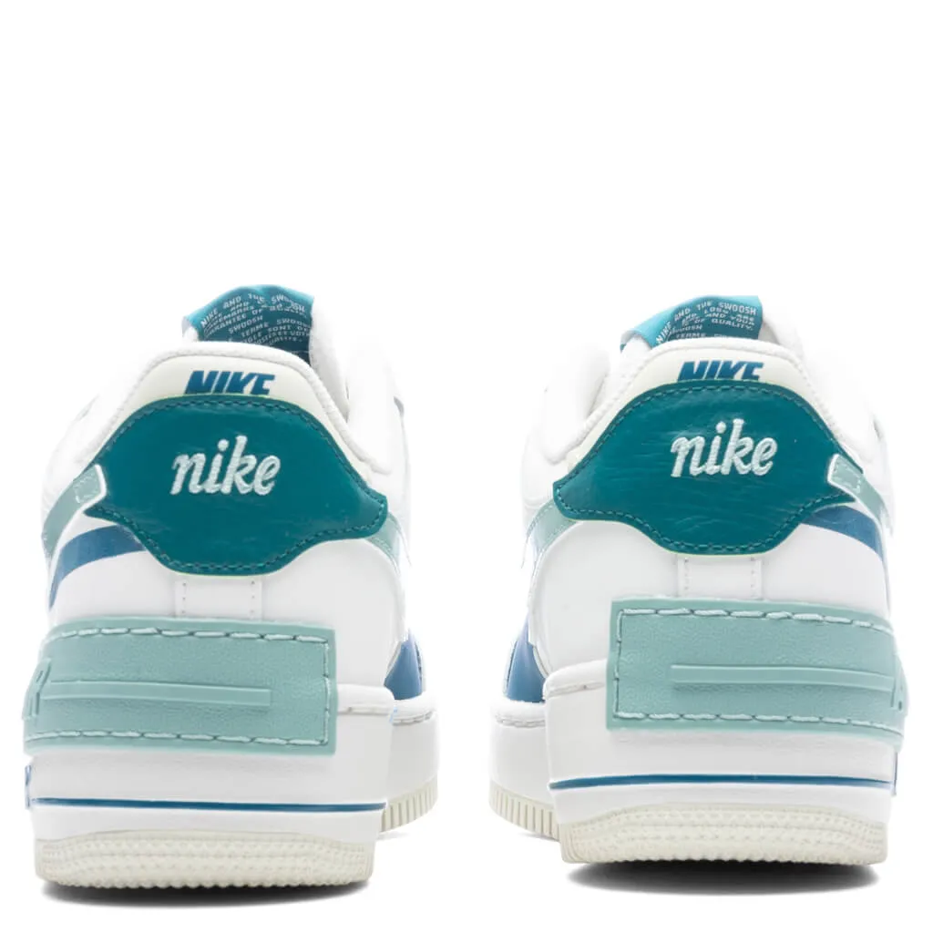 Women's AF1 Shadow - Summit White/Mineral/Industrial Blue