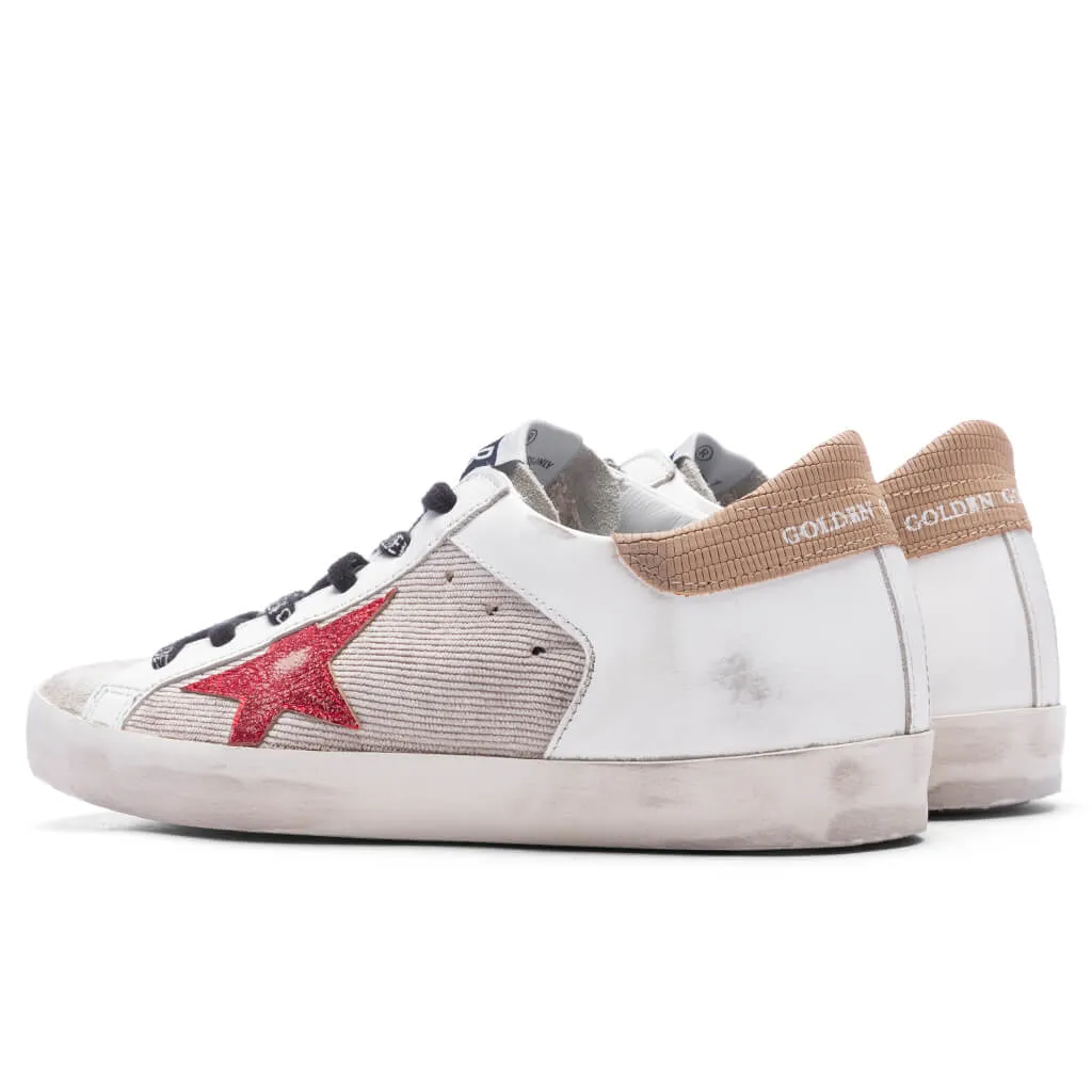 Women's Super-Star - Taupe/Red/Light Brown