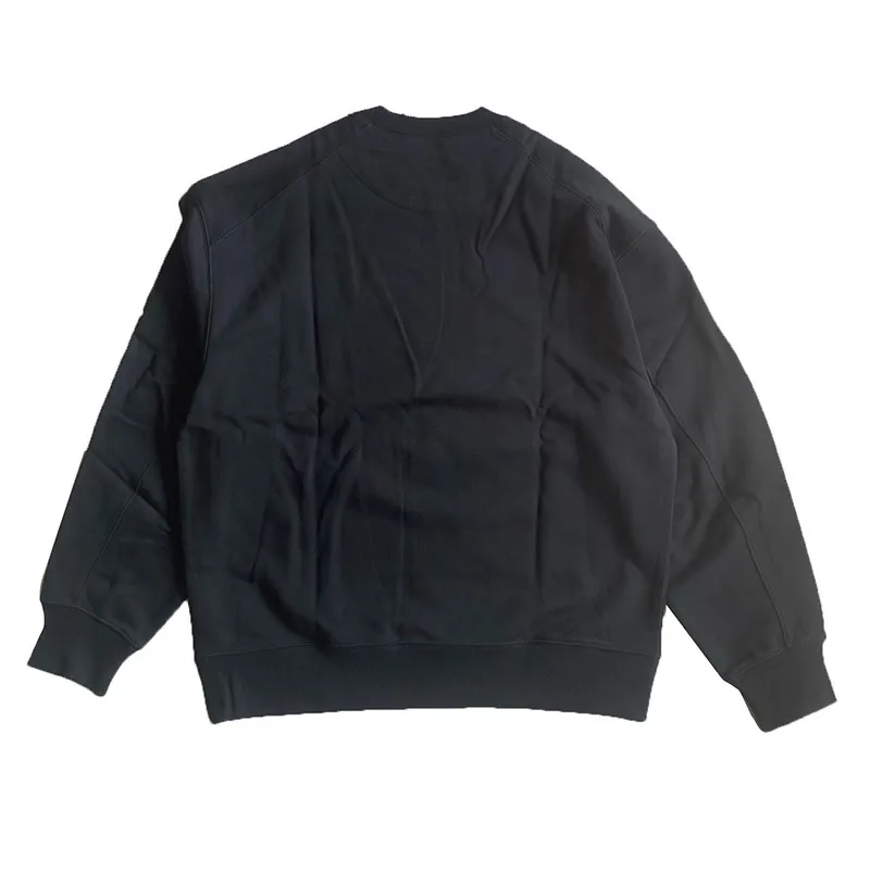 Y-3  |Long Sleeves Plain Cotton Logo Designers Sweatshirts