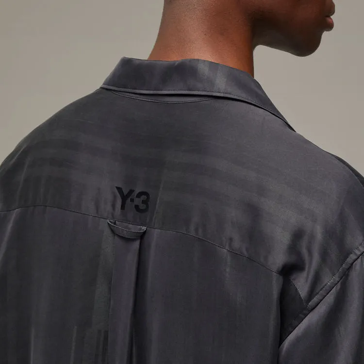 Y-3  |Stripes Long Sleeves Logo Designers Shirts