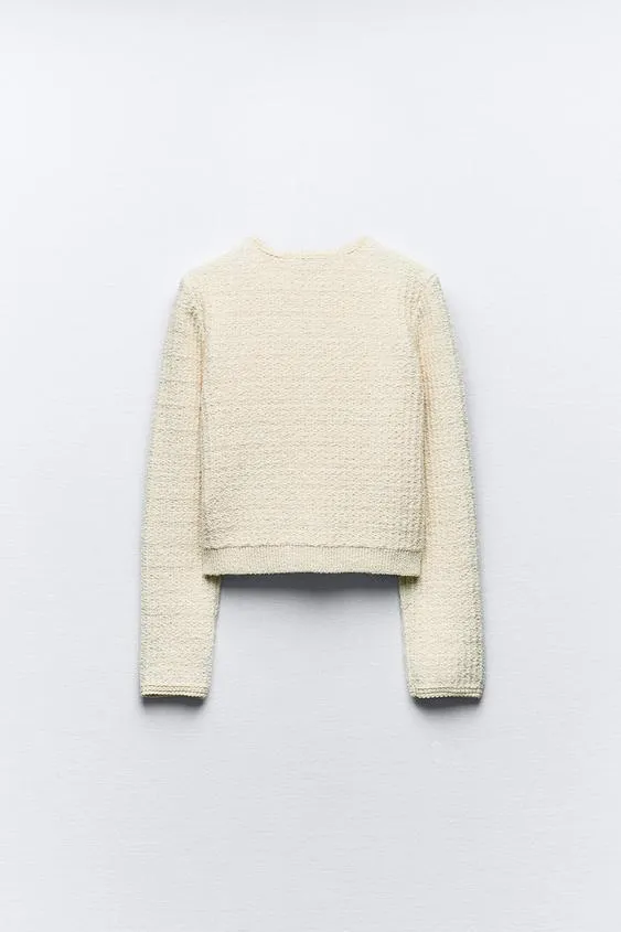 ZARA  |Casual Style Long Sleeves Cotton Cardigans